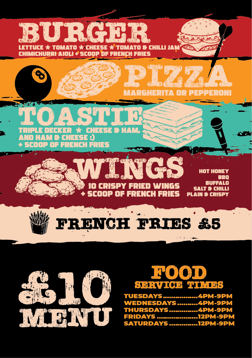 FlightMode food menu